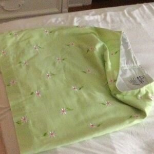 Lilly Pulitzer Pastel Green Floral A-Line Skirt